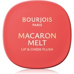 Bourjois Macaron Melt Lip & Cheek Flush руж 2 в 1 цвят 03 Peach Tatin 5 гр