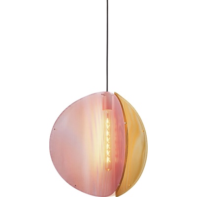 Please Wait To Be Seated Proxima Висяща лампа, месинг, розово-сива (1001920)