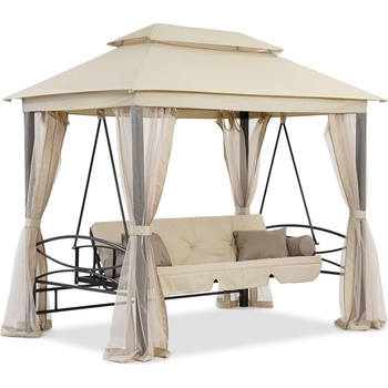 Garden Point Nice Premium Garden Point метална градинска люлка бежова (GAP1005)