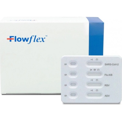 Acon Biotech Flowflex SARS-CoV-2 & Flu A/B & RSV & Adenovirus Antigen Combo Rapid Test 20 ks – Zboží Dáma