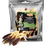 Uniq Pets Dog Snacks Meaty Duck Rabbit Ears лакомство за кучета с патешко и заешки уши, 500 g