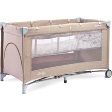 Caretero Cestovná postieľka Basic Plus beige