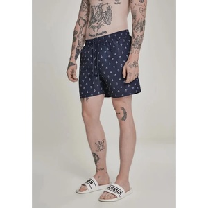 Urban Classics Бански гащета Urban classics Basic swimming shorts - Blue (White / Navy)