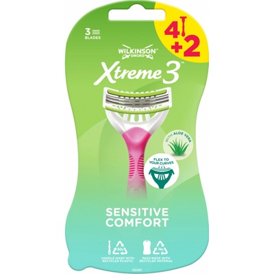 Wilkinson Sword WILKINSON beauty extreme 3 sensitive (6 бр. /пакет)