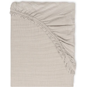Baby Matex Бебешки чаршаф с ластик Baby Matex - Muslin, 58 x 110 cm, сив (5902675076982) - ozone