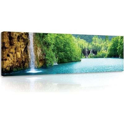 Postershop Obraz na plátně: Laguna - 145x45 cm