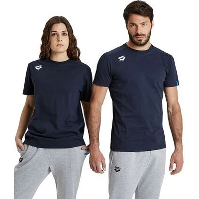 Sportovní tričko bavlna arena Team Unisex Panel T Shirt navy
