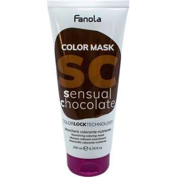 Fanola Color Mask 200 ml боядисваща маска Sensual Chocolate