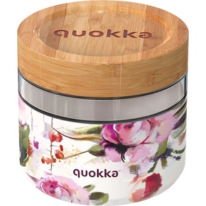 QUOKKA Кутия за обяд Quokka Deli Dark Flowers 820 мл (40131)