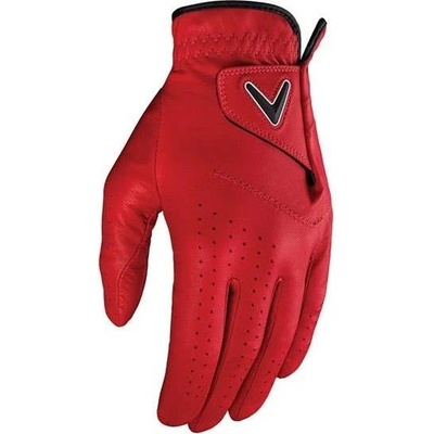 Callaway Opti Color 19 Mens Golf Glove Pravá červená M/L