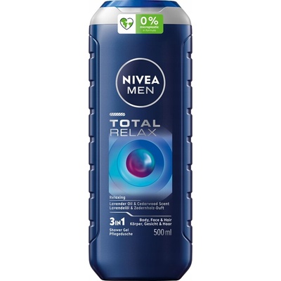 NIVEA MEN Total Relax relaxačný sprchový gél 500 ml