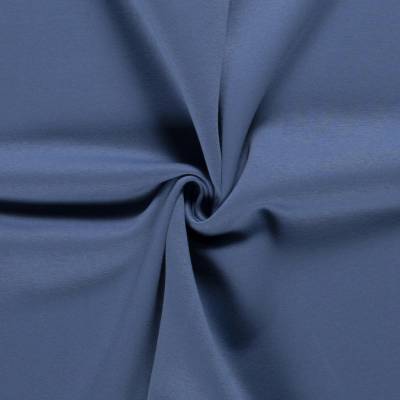 Silná teplákovina jednobarevná - indigo