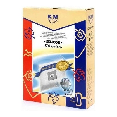 K&M S31 MICRO Sencor SVC45 RD/WH 5 ks