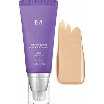 Missha BB-krém M Perfect Cover Serum BB Cream No.23 Natural Beige 20 ml – Zboží Mobilmania