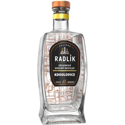 Radlík Kdoulovice 43% 0,5 l (holá láhev)