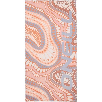 O'Neill Хавлиена кърпа O´neill Seacoast towel - Orange (Dotted Print)