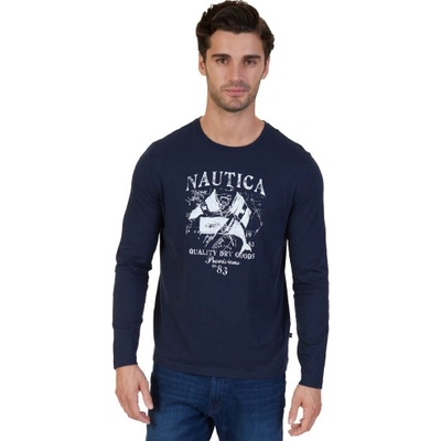 Nautica tričko s dlouhým rukávem Quality Dry Goods