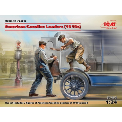 ICM American Gasoline Loaders 1910s 2 figures 1:24