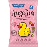 Little Angel Печен царевичен снакс с морков и ябълка Angelina Без глутен 30г