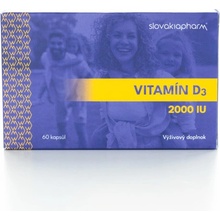 Slovakiapharm Vitamín D3 2000 IU 60 kapsúl