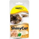 Konzervy pre mačky Gimborn GimCat ShinyCat tuniak & kuracie 2 x 70 g