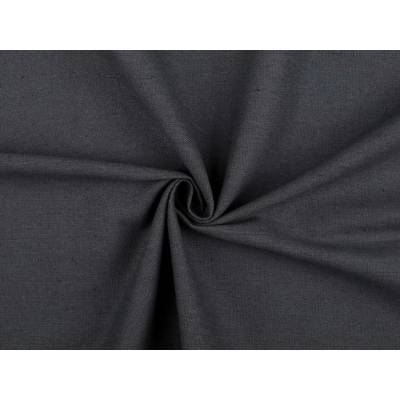 Stoklasa Bavlněná látka / imitace lnu Balení: 1 m, Varianta: 4 (11) šedá 4 (11) šedá
