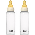 BIBS Комплект РР бебешки бутилки с аксесоари Bibs - Ivory, каучук, 270 ml, 2 броя (5117216) - baby