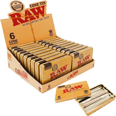Raw kovová krabička na jointy Cone Holder