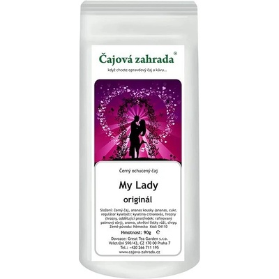 Čajová zahrada My Lady černý ochucený čaj černý čaj 90 g