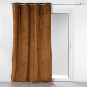 douceur d'intérieur Кафява завеса от рипсено кадифе 140x260 cm Casual - douceur d'intérieur (1611427)