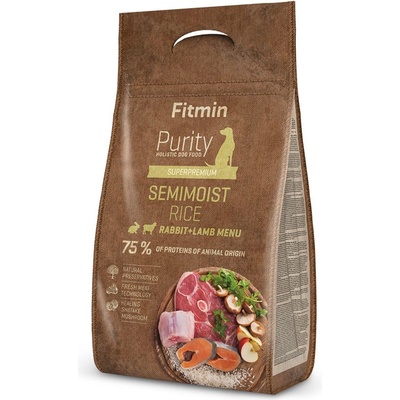 Fitmin Dog Purity Rice Semimoist Rabbit & Lamb 0,8 kg