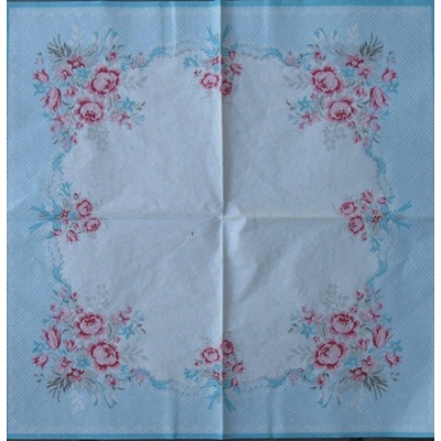 Green Gate servítky Betty mint 33x33cm
