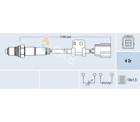 Lambda sonda FAE 77295