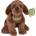Rappa Плюшена играчка Rappa Еко приятели - Кафяв лабрадор, 20 cm (183247-1)