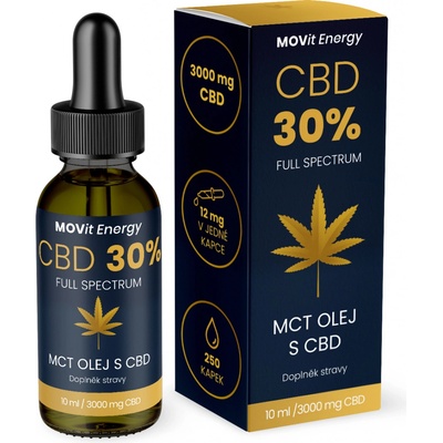 MOVit CBD 30% Full Spectrum MCT olej 10 ml