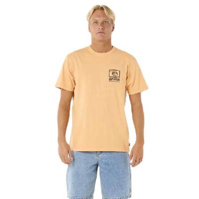 Тениска Rip curl Raw Energy Trad short sleeve T-shirt - Yellow (Mandarin Zest)