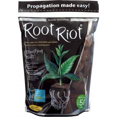 Growth Technology Root Riot 50, sadbovací kostky bez sadbovače 50 ks