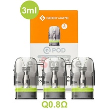 Geekvape Q SIDEFILL cartridge 3 ml 0,6 ohm 3 ks