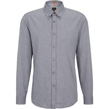 HUGO BOSS Риза с дълъг ръкав Boss Rickert Long Sleeve Shirt - DK Grey 022