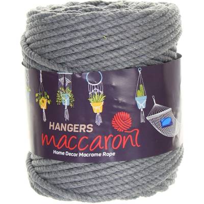 Maccaroni Hangers Rope 10 mm tmavě šedá 102_01