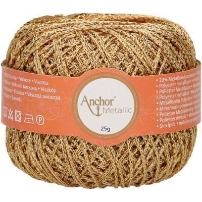 Anchor Metallic 300 Плетене на една кука прежда (4716000-00300)