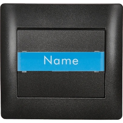 ELMARK Rhyme ЗВЪНЧЕВ С ТАБЕЛКА ГРАФИТ МЕТАЛИК (11185b)