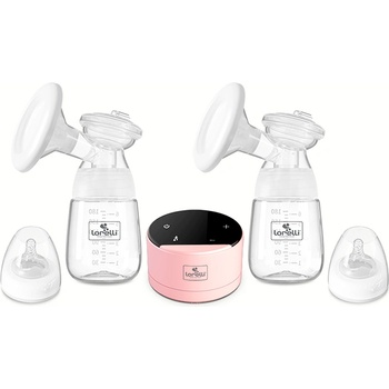 Lorelli Двойна електрическа помпа за кърма Lorelli - Daily Comfort, Pink & Black (10220590004)