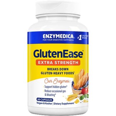 Enzymedica GlutenEase Extra Strength - 60 капсули