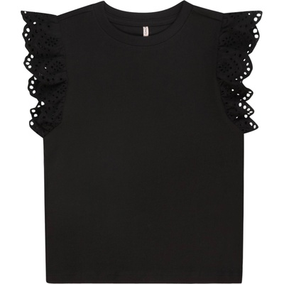 ONLY Тениска 'kogdrea' черно, размер 122-128