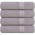 vidaXL Кърпи за душ FROGN 4 бр. сиви 70x140 см 360 г/м2 (136834)