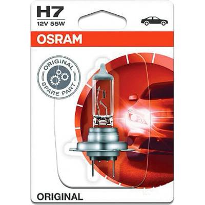 OSRAM КРУШКА АВТОМОБИЛНА ОСРАМ h7 55w 12v КЪСИ СВ. ЖЪЛТА (2061001)