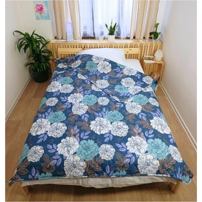 Aaram přehoz přes postel Tyrkysový sen 100% bavlna 170x210 cm