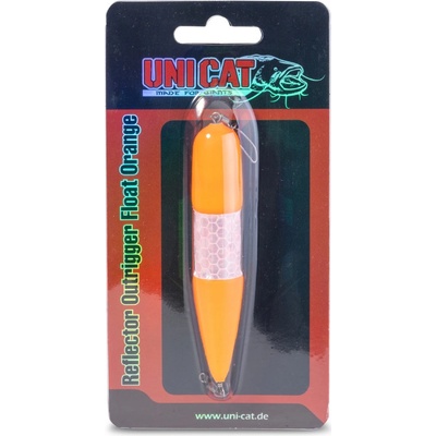 Saenger Uni Cat plovák Reflector Outrigger Float oranžový 95 mm