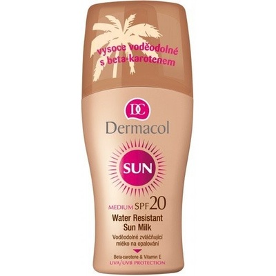 Dermacol Sun Water Resistant Sun Milk spray SPF20 200 ml